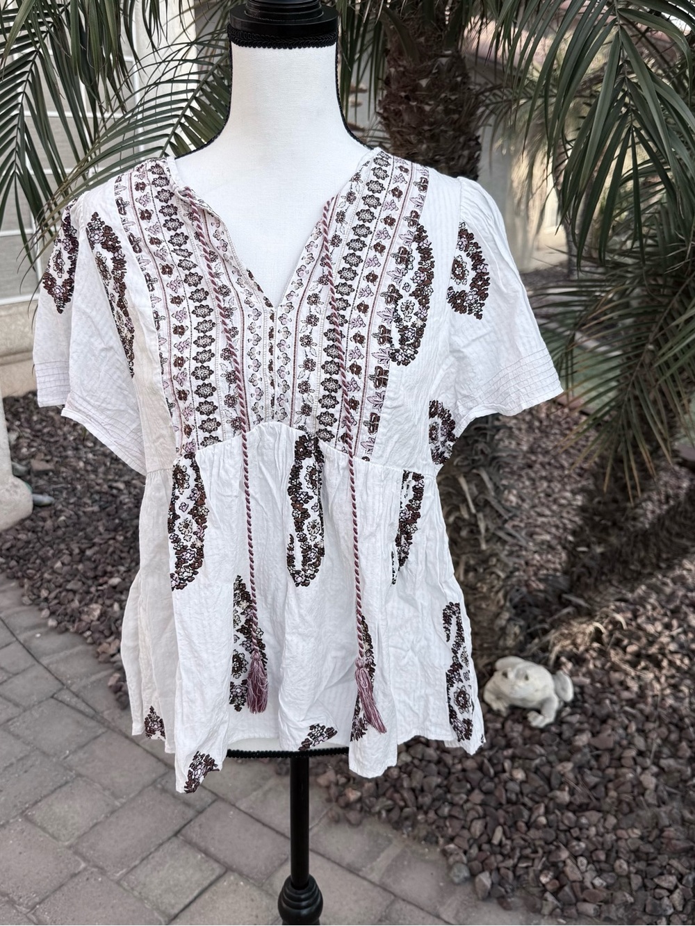 Knox Rose Women’s Boho Top - Size M